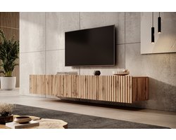 Meubella - TV-Meubel Pepinos - Eiken - 200 cm