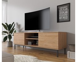 Meubella - TV-Meubel Queen - Eiken - 150 cm