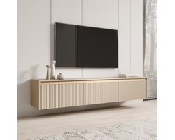 Meubella - TV-Meubel Remy - Beige - 182 cm