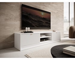 Meubella - TV-Meubel Tavares - Wit - 180 cm