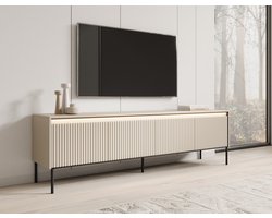 Meubella - TV-Meubel Timoteo - Beige - 193 cm