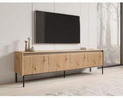 Meubella - TV-Meubel Timoteo - Eiken - 193 cm