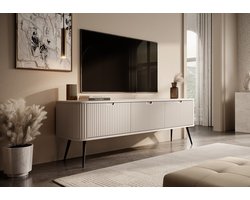 Meubella - TV-Meubel Zakari - Beige - 168 cm