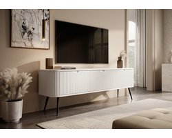 Meubella - TV-Meubel Zakari - Wit - 168 cm