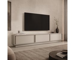Meubella - Uvera - TV-Meubel - Beige - 230x35x41 cm