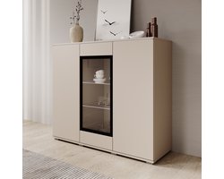 Meubella - Verity 7 - Dressoir - Beige - 120x40x103 cm