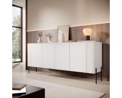 Meubella - Vivi - Dressoir - Wit - 190 cm
