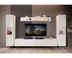 Meubella - Wandmeubel Pure XL - Wit