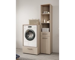 Meubella - Wasmachine kast Rowley 1 - Beige