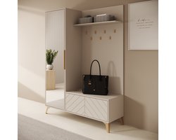 Meubella - Xiano - Halkast met deur - Beige