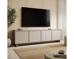 Meubella - Yarrow - TV-Meubel - Beige - 195x39x55 cm