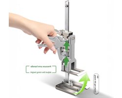 Meubellifters met hendel - Heftools - Meubels verplaatsen - 200 kg belastbaar - 145 mm hefhoogte - Zilver