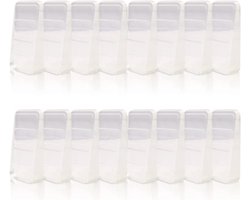 Meubelniveauer 16-delig - Transparante rubberen wiggen - Antislip en stapelbaar - Voor bed en bureau - ShopVlot