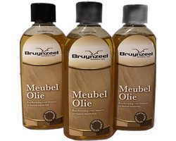 Meubelolie 3X Bruynzeel- voedt en beschermt alles soorten hout en meubels - 3x 200ml