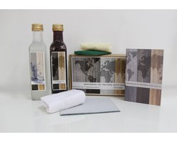 Meubelonderhoud set maintance set natur solid oil - Brown