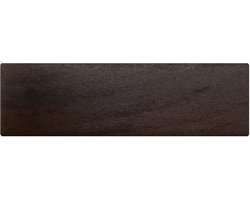 Meubelpoot bruin rechthoek 15 bij 5 cm en hoogte 4,5 cm van massief hout - Set van 4 stuks