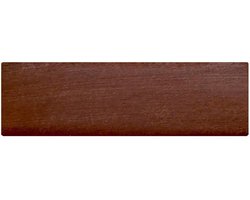 Meubelpoot kersen rechthoek 15 bij 5 cm en hoogte 4,5 cm van massief hout - Set van 4 stuks