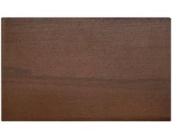 Meubelpoot kersen rechthoek 15 bij 5 cm en hoogte 9 cm van massief hout - Set van 4 stuks