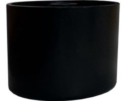 Meubelpoot zwart rond Ø 5 cm en hoogte 3,5 cm van kunststof - Set van 4 stuks