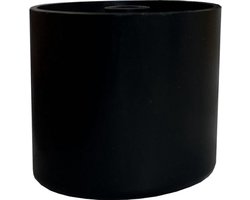 Meubelpoot zwart rond Ø 5 cm en hoogte 4 cm van kunststof - Set van 4 stuks