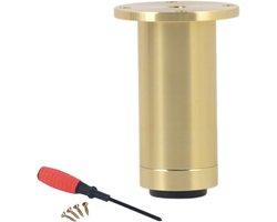 Meubelpoten Set - Bankpoten Gouden - Meubels Verhogen - In hoogte verstelbaar - 4 stuks 8cm - Goud
