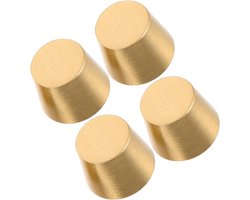 Meubelpoten Set - Kastverhogers Decoratief - Meubels Stabiliseren - Massief Messing - 1.2 x 1.2 x 1 CM - Goudkleurig