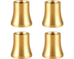 Meubelpoten - Stoelpoten - Meubels Verbeteren - Verstelbare Hoogte - 65 cm - Messing