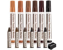 Meubelreparatie - stiften - was - meubel - meubelstiften - Meubelstift - 12 delig - vulsticks - reparatiestift
