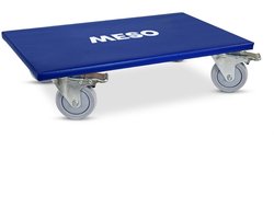 Meubelroller 4 x geremd - Rubber wiel - 600mm x 350mm - 350kg