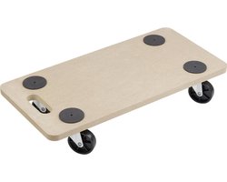 MEUBELROLLER - MDF - meubelverhuizer 58x29 cm - 150 kg draagcapaciteit - vloerbescherming en compact ontwerp