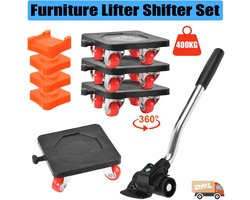 Meubelroller - Meubels Verplaatsen en Verhuizen - 9-Delig - Max 400 Kilo