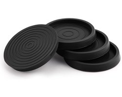 Meubels Bescherming - Stoelbeschermers - Rubber - Vloer - Stoelpoten - Bank - Tafel - Zwart - Meubels Beschermen - Geschikt voor Piano.