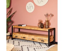 Meubels4nu - Boaz - TV-meubel - Mangohout - 180cm - Tv kast - Snelle levering