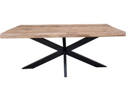 Meubels4nu - Boomstamtafel Anna - Mangohout - 180cm - Eettafel - Eetkamertafel - Boomstamtafel - Snelle levering