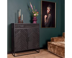 Meubels4nu - Boston - Kabinet - Mangohout - 100cm - Opbergkast - Ladekast - Snelle levering