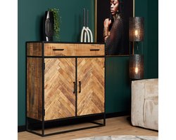 Meubels4nu - Kabinet kast Arlington - 100cm - Mangohout - Kast - Kabinet - 115x100 - Snelle levering