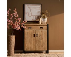 Meubels4nu - Kabinet kast Britt - 100cm - Mangohout - Kast - Kabinet - 115x100 - Snelle levering