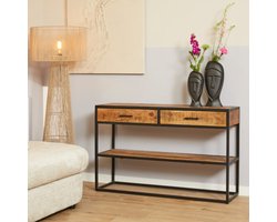 Meubels4nu - Sidetable Brooklyn - 120cm - Mangohout - Wandkast - Snelle levering