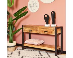 Meubels4nu - Wandkast Porto - 120cm - Mangohout - Wandmeubel - Dressoir - Snelle levering