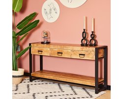 Meubels4nu - Wandkast Porto - 150cm - Mangohout - Sidetable - Wandmeubel - Dressoir - Snelle levering