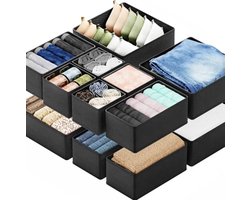 Meubelsvanjoep Lade organizer 12 stuks - Opbergtas en Organiser voor Dekbed en Kleding - Ladeverdeler opvouwbaar - Opbergdoos - Opbergbox