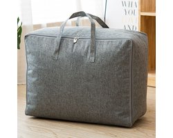 Meubelsvanjoep opbergzak Organizer - Opbergtas en Organiser voor Dekbed en Kleding - Opvouwbaar - Grijs 70 x 50 x 30 CM - Opbergdoos - Opbergbox