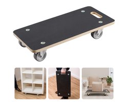 Meubeltransporter - Meubelroller - Meubelverplaatser Meubelglijders Meubelhondje - Anti-Slip - 58x29 cm - MDF - Max. Belastbaarheid 250 kg - Inclusief EBOOK