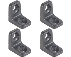 Meubelverbinder 4 stuks ZWART