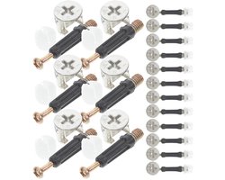 Meubelverbinders Set - Kastbevestigingen Meubelbouten - Meubels Monteren - Verbeterde Stabiliteit - 30 Sets - Diverse kleuren