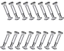 Meubelverbindingsschroeven - M4 verbindingsschroeven voor meubels - 60 stuks