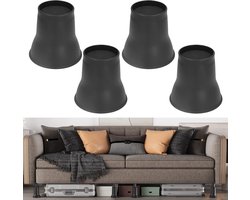 Meubelverhoger 4 stuks 15 cm antislip - meubelriser heavy duty voor bed bank - stoelverhoging 1000 kg .