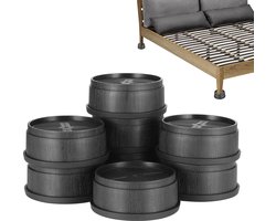 Meubelverhoger Heavy Duty Stapelbaar Bed Liften Risers 1.5 "3" 6" - Set van 8 - Hoogte Verstelbare Tafel Stoel Sofa Riser - Antislip Ondersteuning - Tot 1000 kg