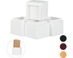 meubelverhoger set van 4 - 10 x 11,5 x 11,5 cm - tafels - stoelen