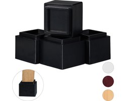 meubelverhoger set van 4 - 10 x 11,5 x 11,5 cm - tafels - stoelen